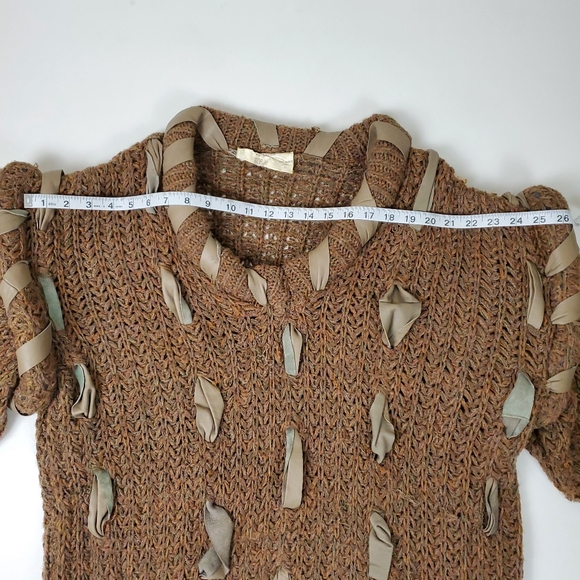 Vintage Mary Farrin browb chunky knit sweater - Picture 8 of 12